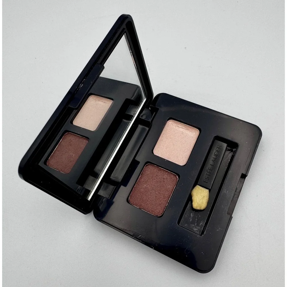 VINTAGE Estee Lauder Eyeshadow Duo Smoky Ember & Riviera Rose NEW Discontinued